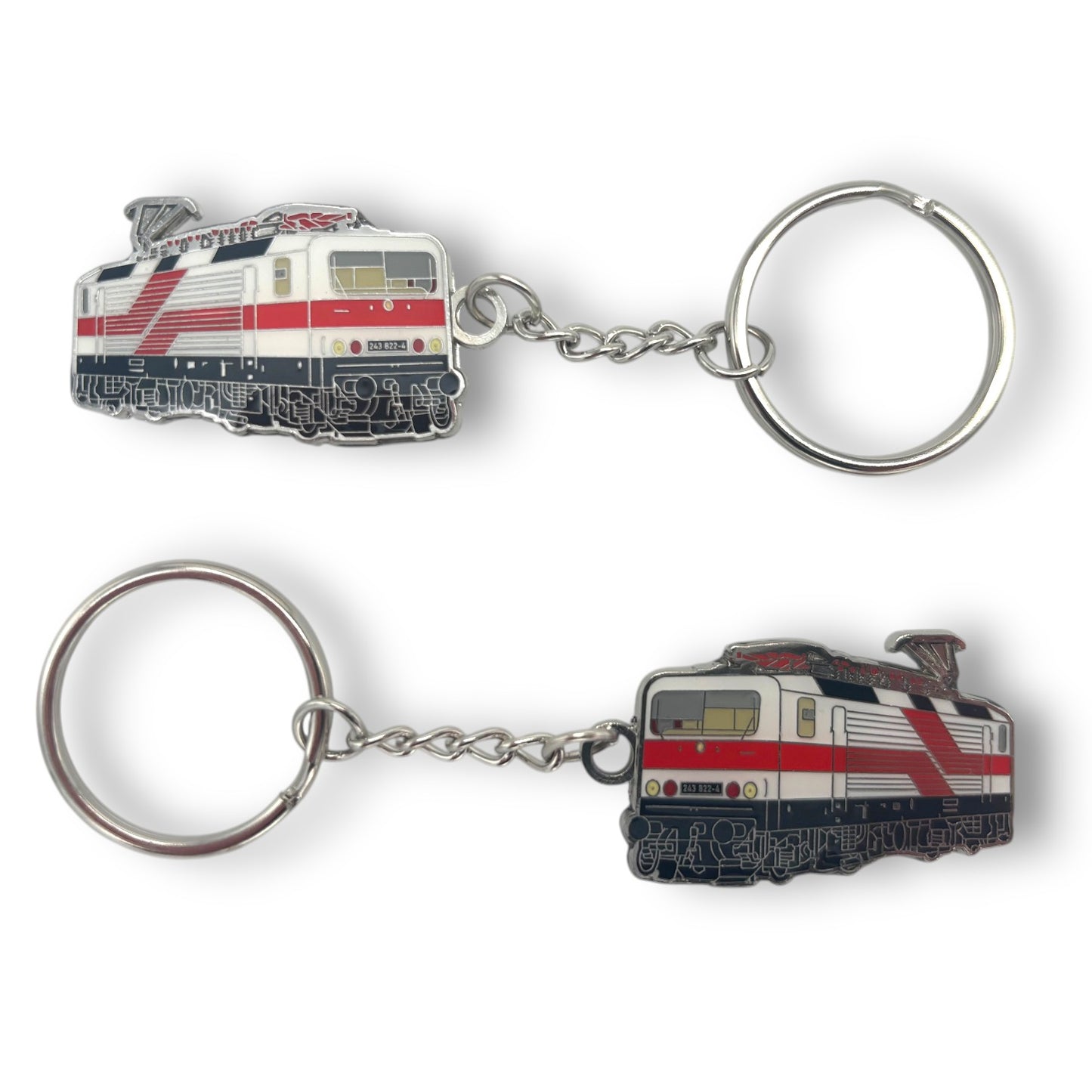 Eisenbahn Schlüsselanhänger "BR243" Weiße Lady