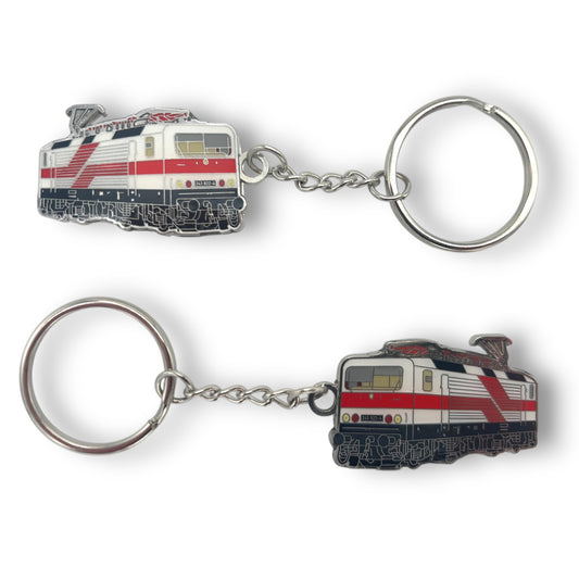 Eisenbahn Schlüsselanhänger "BR243" Weiße Lady