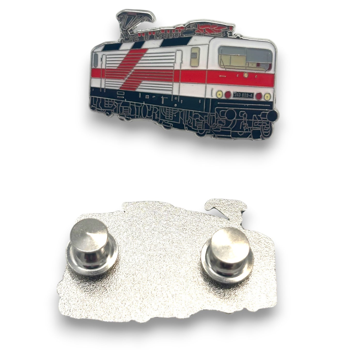Eisenbahn Pin "BR243" Weiße Lady