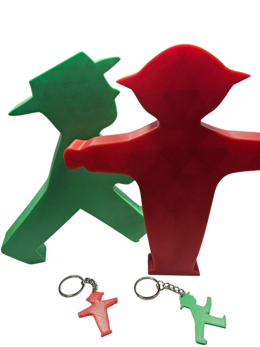 3D Druck Kollektion DDR Ampelmännchen