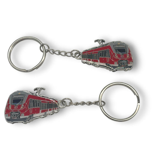 Eisenbahn Schlüsselanhänger "BR442 / ET442" (Rot)"